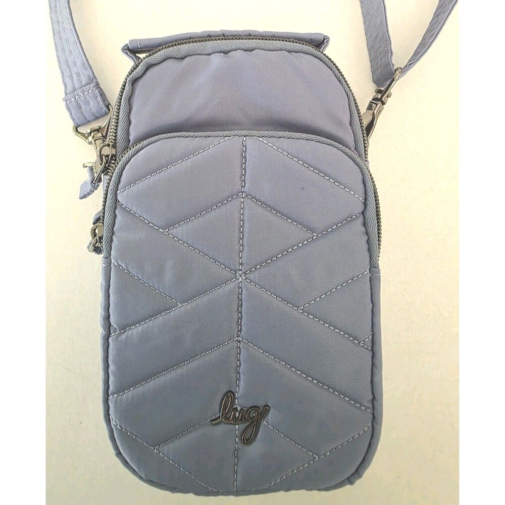 Lug Skeeter Mini Crossbody Convertible Bag Blue Moon Dragonfly Adjustable Strap - Picture 3 of 14